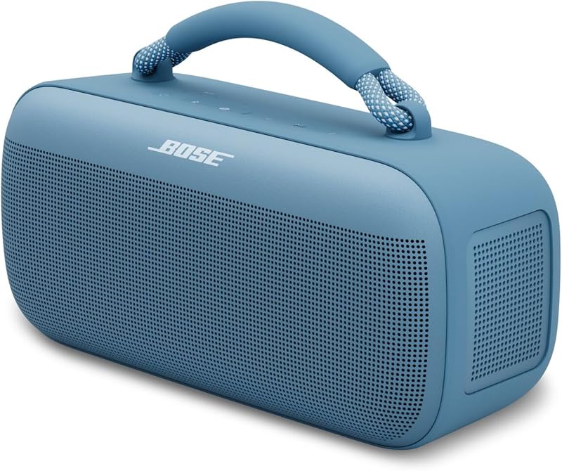 Tragbarer SoundLink Max Lautsprecher, große tragbare Bluetooth Boombox mit Akku, wasserdichte Lautsprecher Boxen, bis zu 20h Akkulaufzeit, USB-C, integrierter 3,5 mm AUX-Eingang, Dämmerungsblau
