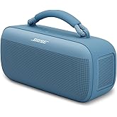 Bose SoundLink Max Bluetooth Speaker - Portable Wireless Party Speaker, IP67 Waterproof, Rope Handle, Up to 20 Hours of Playtime, USB-C, Built-in 3.5mm AUX Input, Blue Dusk