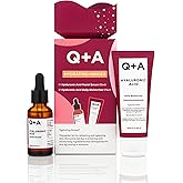 Q+A Hydrating Heroes Skincare Gift Set, Contains Hyaluronic Acid Facial Serum 30ml, Hyaluronic Acid Daily Moisturizer 75ml, Natural Hydration for All Skin Types, Softens & Plumps for Radiant Glow