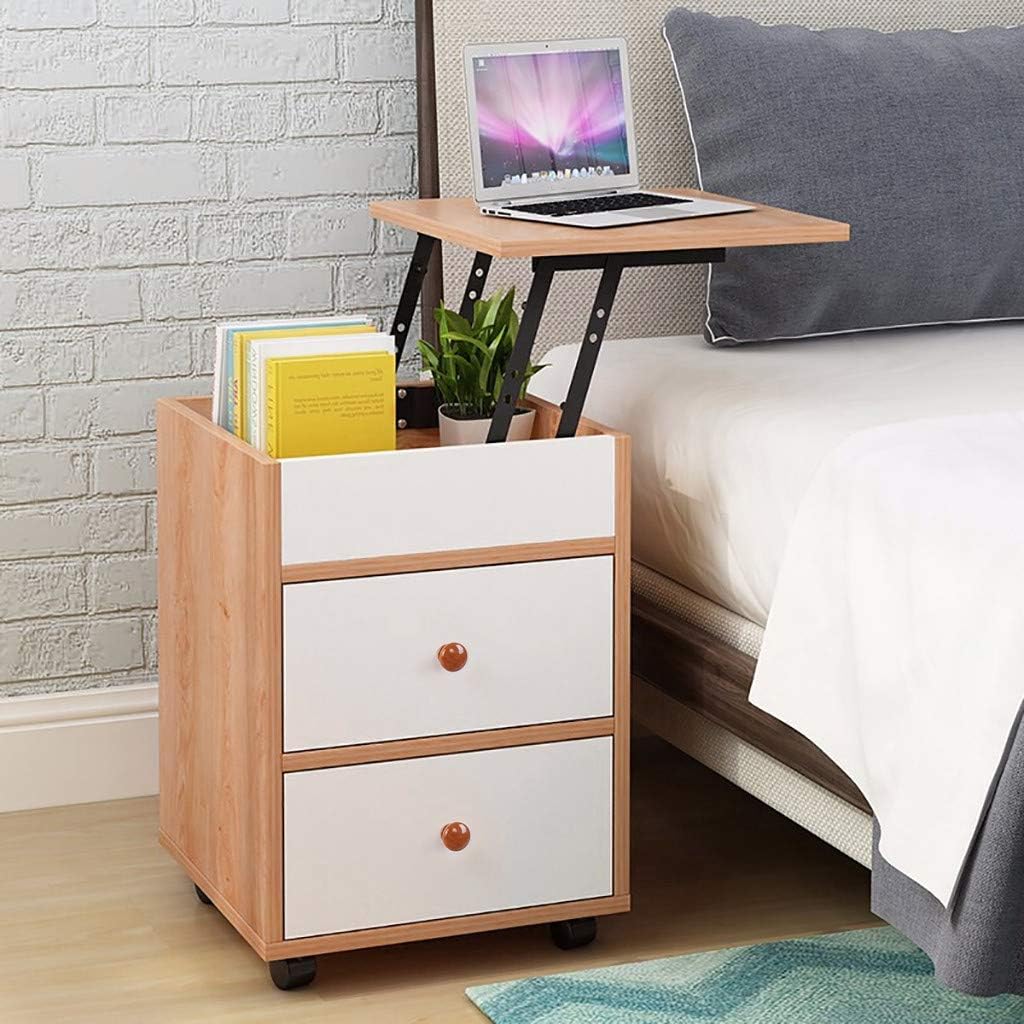 NightStands Bedside Storage for Bedroom Double DrawersNordic