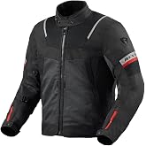 REV'IT! Men's Tornado 4 H2O Adventure Touring Motorcycle Jacket (Black/Anthracite - X-Large)
