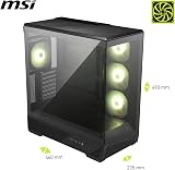 MSI MAG PANO 130R PZ Mid-Tower Gaming Case USB 20Gbps Type-C view 2