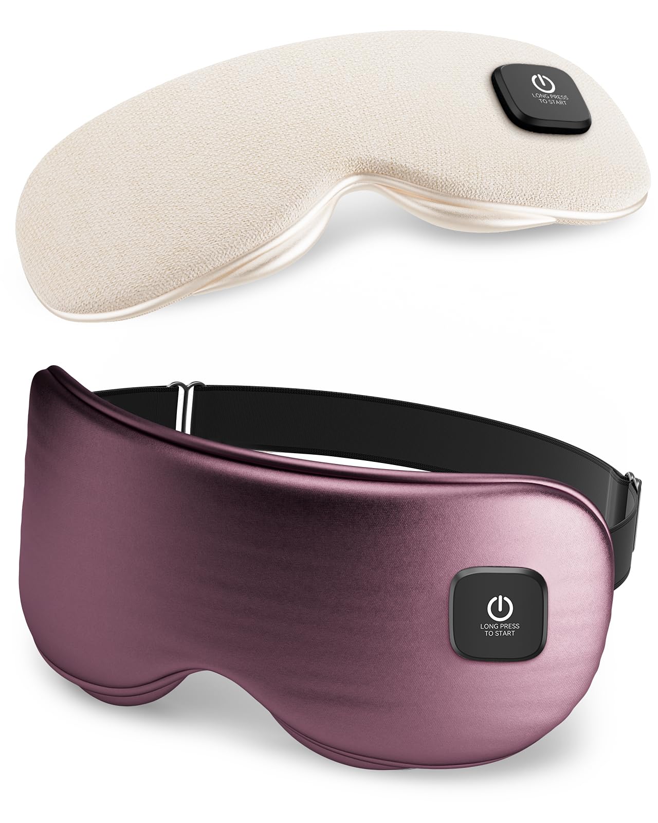 Photo 1 of Heated Eye Mask - Cordless Eye Mask for Dry Eyes, Eye Relief, Improved Sleep, Washable Eye Heating pad for Travel and with Replaceable Shell (Purple)