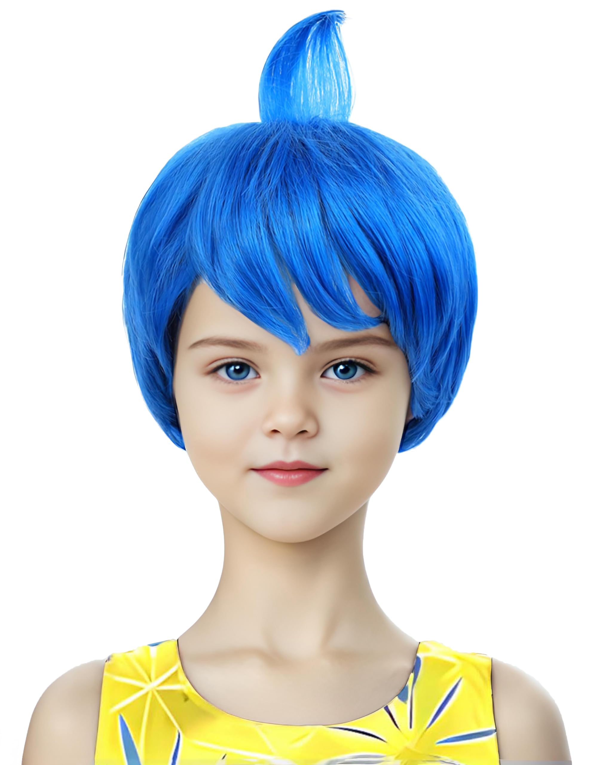 Photo 1 of ******Factory Seal*****
morvally Kids Girls Short Blue Costume Hair Wig for Children Halloween Costume Anime Cosplay (Kids)