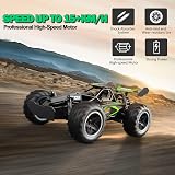 SZJJX 2.4GHz RC Car 15KMH 2WD Off-Road Green with 2 Batteries view 7