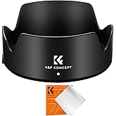 K&F CONCEPT EW-73D Lens Hood, 67mm Bayonet Lens Hood Compatible with Canon RF 24-105mm F4-7.1 is STM and EF-S 18-135mm f/3.5-