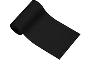 AZOBUR Nylon Fabric Iron-on Patches 2.4" x 60", Waterproof Tenacious Adhesive Tape Iron-on Patch for Tent, Clothing, Backpack, Luggage,Boat Cover,Awning(Black 2.0,Waterproof)