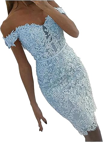Rieshaneea Womens Off Shoulder Mother Of The Bride Dresses Short Prom Gown At Amazon Women S Clothing Store