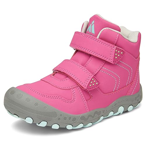 Mishansha Unisex-Child Outdoor Ankle Hiking Boots Boys Girls