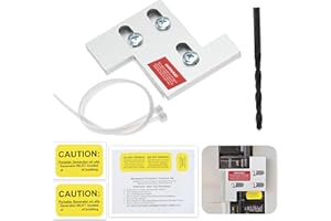 HZ-MONSTAR Generator Interlock Kit, GE200A Aluminium Alloy Interlock Plate Compatible with General Electric GE 150 or 200 amp Main Breaker 1 1/4" Spacing Between Main and Branch Breaker