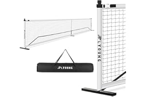 iDock Pickleball net,Pickleball net Portable Outdoor,Portable Pickleball net,Outdoor Game Pickle Ball Net System with Carryin