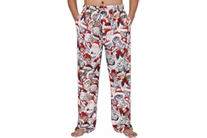 Vogseek Men Christmas Pajama Pants Men's Pajama Christmas Sleepwear Men Pajamas Christmas Vacation Sleep Pant With Pockets