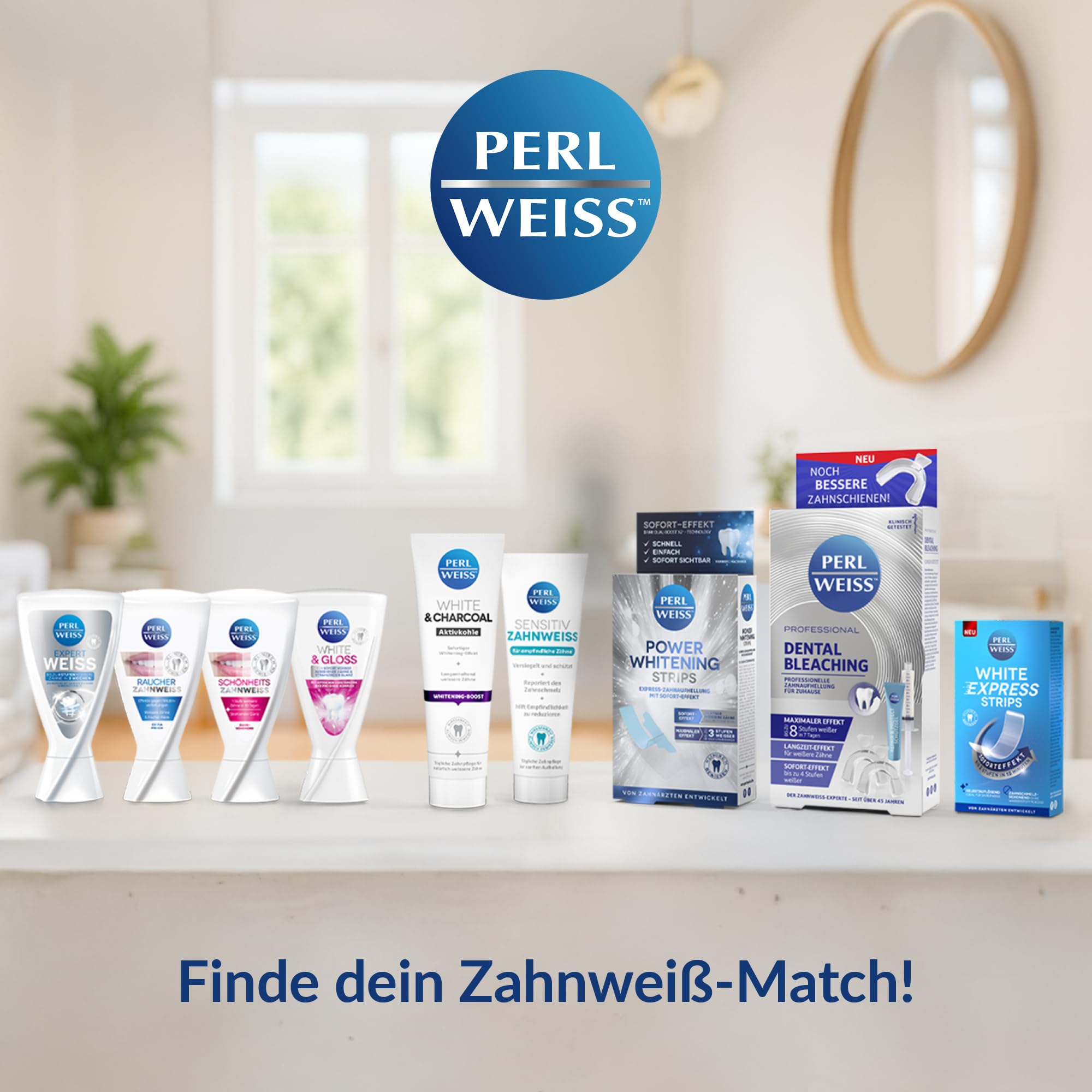 PERLWEISS Expert Weiss Zahncreme – Bis zu 4 Stufen weißere Zähne in 3 Wochen – Zahnpasta für weiße Zähne wie beim Zahnarzt – zahnschmelzschonende Zahnaufhellung & Glanzpflege mit Perlit 7