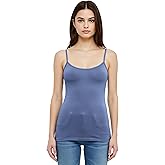 Emmalise Women's Camisole Built in Bra Wireless Fabric Support Short Cami