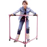 GanFindX Folding Skater Aid, 30-36" Kids Roller Skate Trainer for Toddlers | Toddler Roller Skating Walker with Foldable Design, 30-36 Height Balance Trainer for Kids Learning Skating
