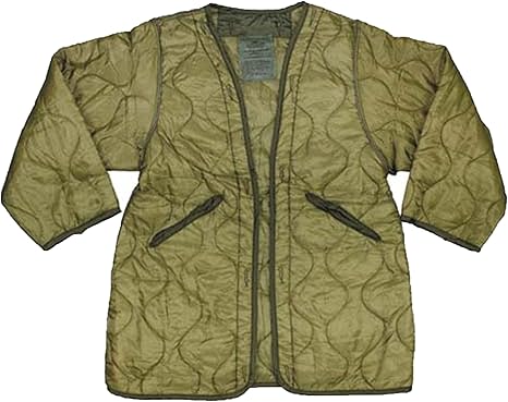Genuine Us Army Issue Surplus Cold Weather M65 Fishtail Parka Jacket Liner Green Amazon Co Uk Clothing