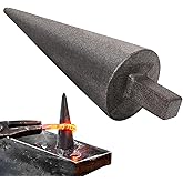 V-SEK 1 Inch Blacksmith Anvil Mandrel Hardy Hole Tool | Bladesmith Blacksmithing Metal Forming Cone Forge Tool Kit