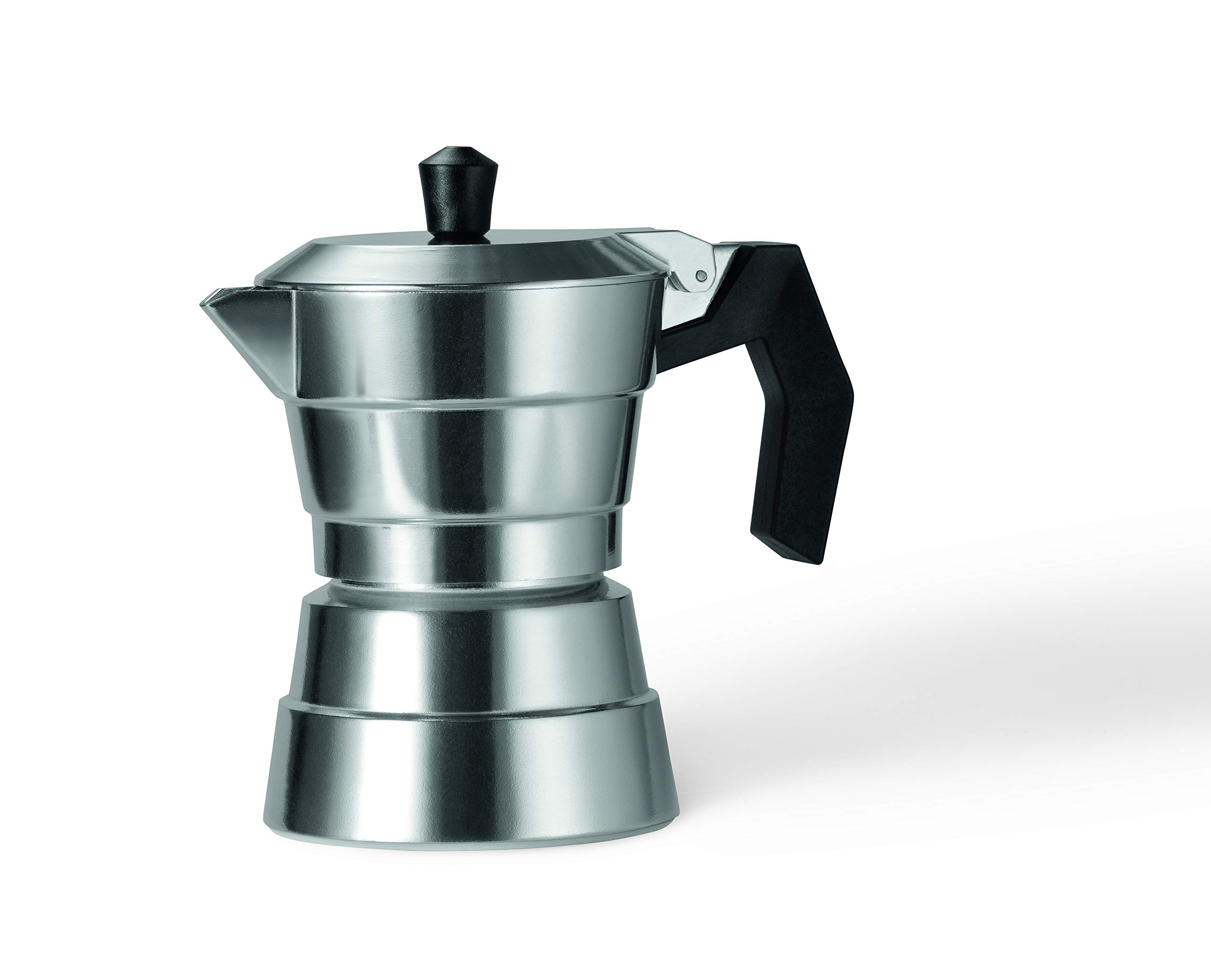 Alluflon Buongiorno Coffee Maker, 6 Cups, Aluminium