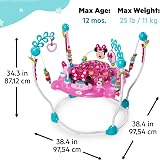 Bright Starts Disney Baby Minnie Mouse Peekaboo Activity Jumper 8 Toys 4 view 5