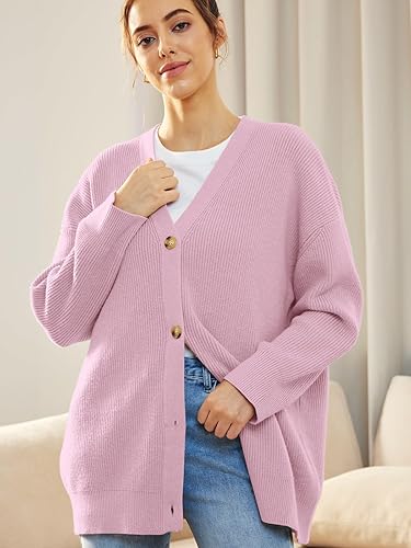 Maternity Cardigan Blush Pink Long Cardigan AUTOMET Womens Fall