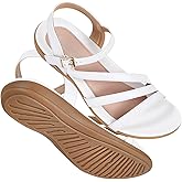 SERASTAR Flat Sandals for Women Dressy - Comfortable Walking Summer Womens Sandal