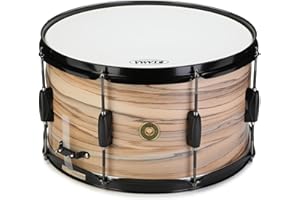 Tama Woodworks Snare Drum - 8 x 14-inch - Natural Zebrawood Wrap