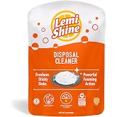 Lemi Shine Natural Foaming Garbage Disposal Cleaner 2Ct. | Powered By Citric Acid - Foam Cleaner For Kitchen Garbage Disposal with a Natural, Fresh Lemon Scent