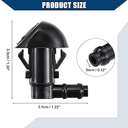 Hihaha Windshield Washer Nozzles for Honda Pilot