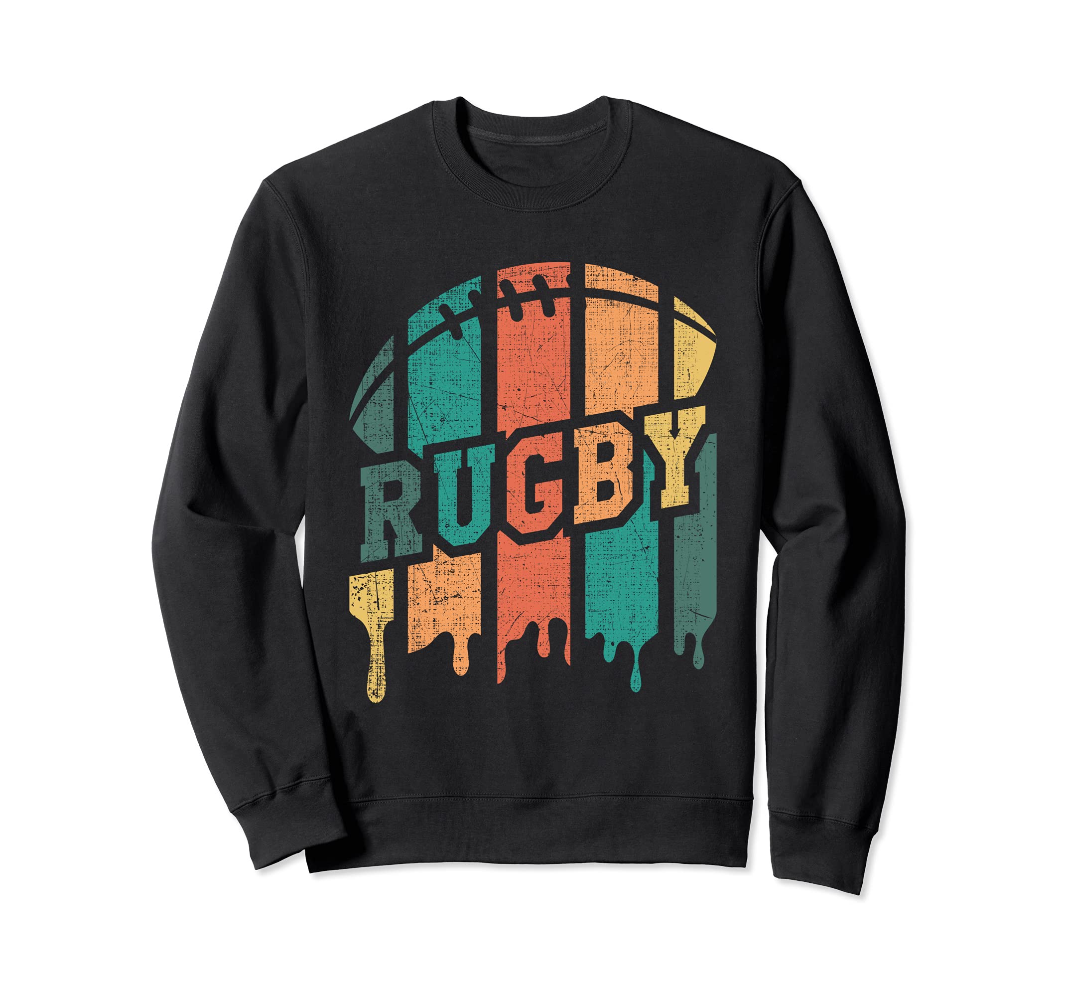 Vintage Retro Rugby Player Rugby Fan Rugby Coach Sweatshirt