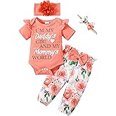 SUNNY PIGGY Newborn Infant Baby Girl Clothes Ruffle Romper Toddler Girl Floral Cotton Pant Sets Girls Clothing Outfit