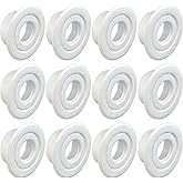 FPPI 3 Piece White Recessed Fire Sprinkler Escutcheon 1/2" IPS