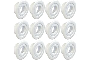 KNUPP CO. Recessed Fire Sprinkler Escutcheon 3/4 in. IPS - 2 Piece in White - Depth Adjustment Range up to 3/4 in. for Fire Sprinkler Trim