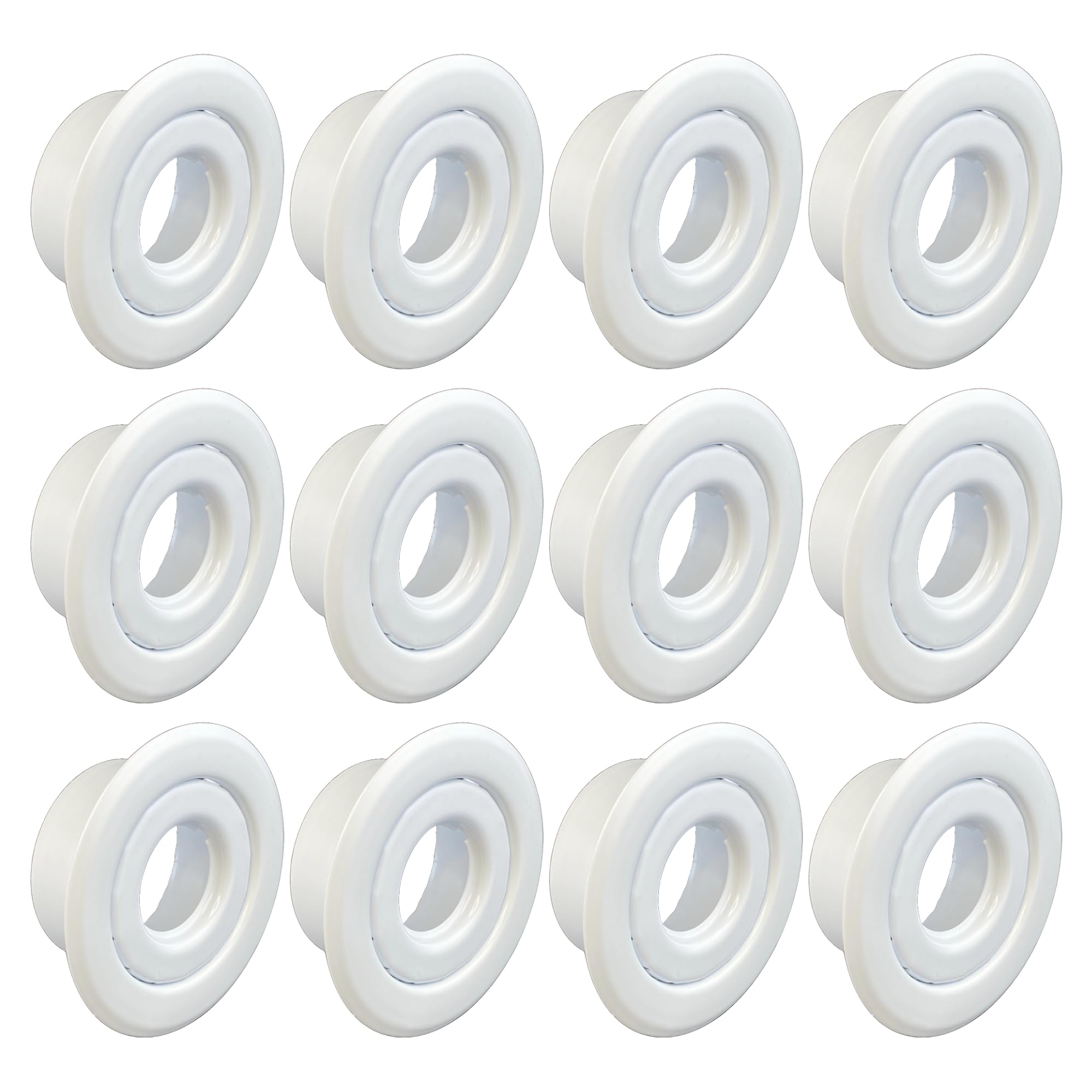 Photo 1 of Recessed Fire Sprinkler Escutcheon 3/4 in. IPS - 2 Piece in White - Depth Adjustment Range up to 3/4 in. for Fire Sprinkler Trim