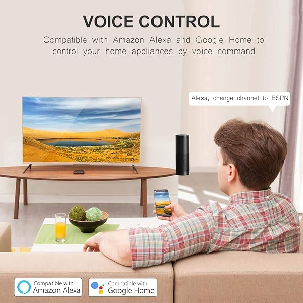Kshzmoto Tuya WiFi Smart IR Remote Controller para Smart Home Compatible con Alexa Google Home Universal Intelligent App Remote Controller para Dispositivos domsticos controlados por Infrarrojos