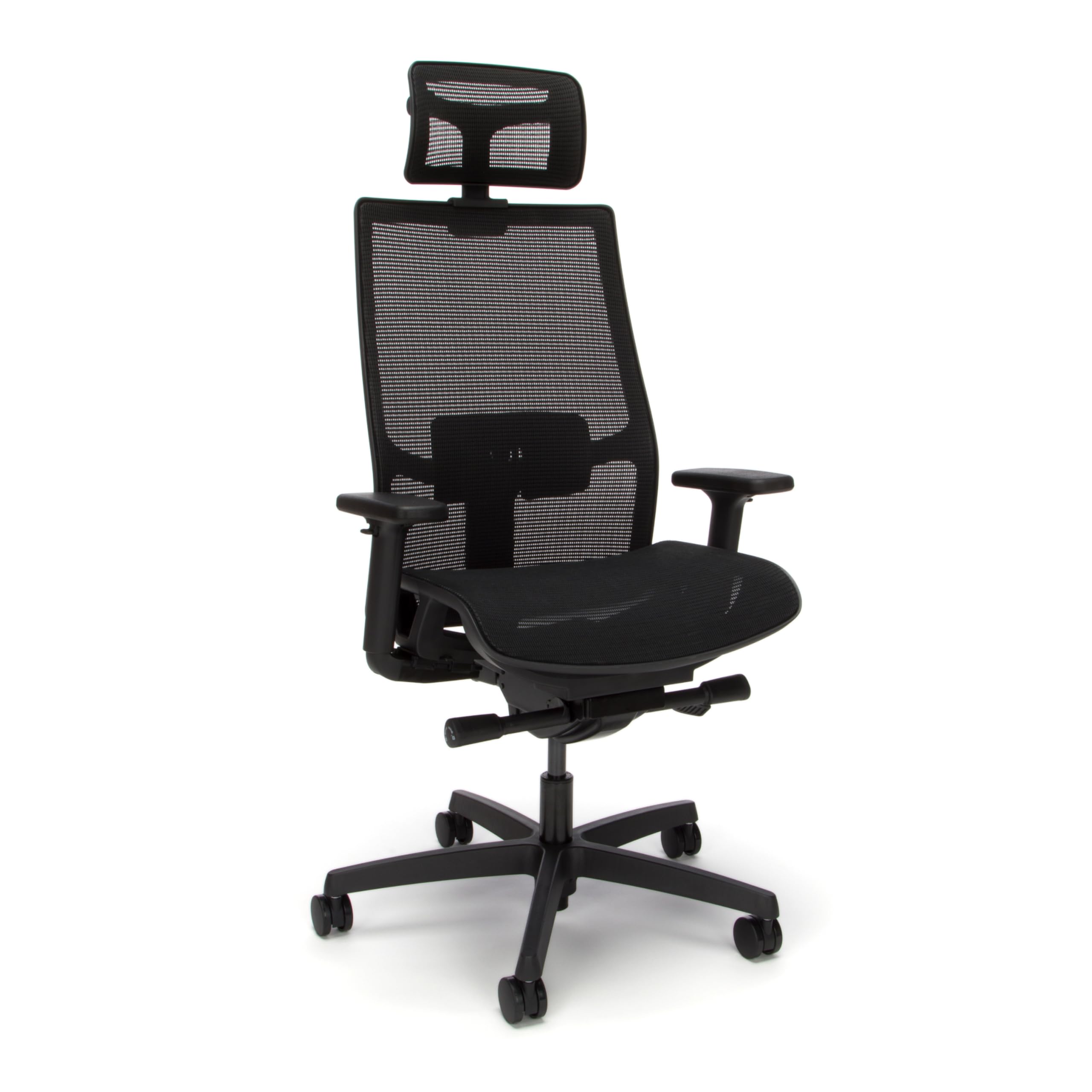 Photo 1 of HON Ignition 2.0 Ergonomic Office Chair with Headrest, Adjustable Tilt, Swivel Wheels, Comfy for Long Hours, Home Office Desk Chairs, Black