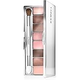 Clinique All About Shadow Eye Shadow Palette, 8 Silky + Buildable Shades | Black Honey, Pink and Nude Honey | Safe For Sensitive Eyes
