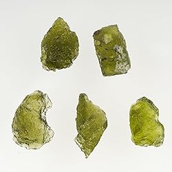 ColouredRocks Moldavite Glass Raw Tektite