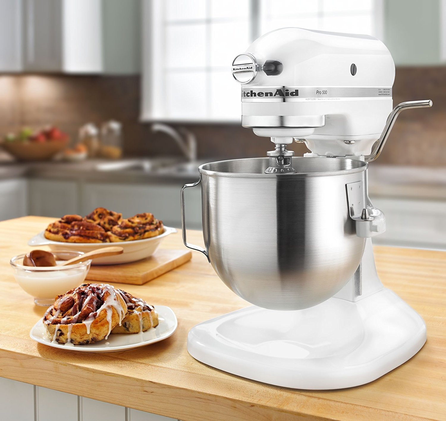 KitchenAid KSM500PSWH Pro 500 Series 10Speed 5Quart Stand Mixer