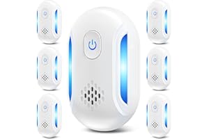 SUCGLES (2025 Upgraded) Ultrasonic Insect & Pest Indoor Repeller – Stronger Driving Force, Plug-in Control Electronic Repellent for Roach, Mouse, Rodent, Bugs, Spider, Mice, Ant, 2 Mode Switching (6 Pack)