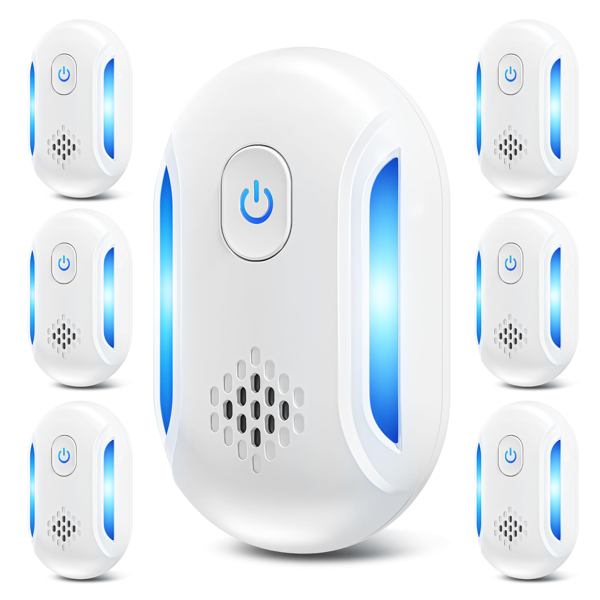 Photo 1 of (2025 Upgraded) Ultrasonic Insect & Pest Indoor Repeller, Plug-in Control Device Electronic Repellent for Rodent, Mice, Rats, Roaches, Bugs, Ants, Spiders, Mosquitoes, 2 Mode Switching (6 Pack)