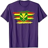 Kanaka Maoli Hawaiian Flag Pride Distressed Sovereign Gifts T-Shirt