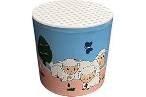 VAULTED SKULLS & CO Moo Can Noise Maker | Cow Sound Toy | Moo Cow Sound Maker | Cow Noise Maker Can | Farm Animal Noise Maker | Mooing Cow Toy | Multicolor | 2.5H X 2.5W Inches