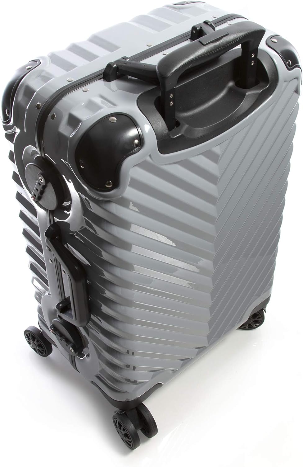 karl lagerfeld chevron luggage