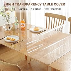 LovePads Clear Table Cover Protector 42 x 42