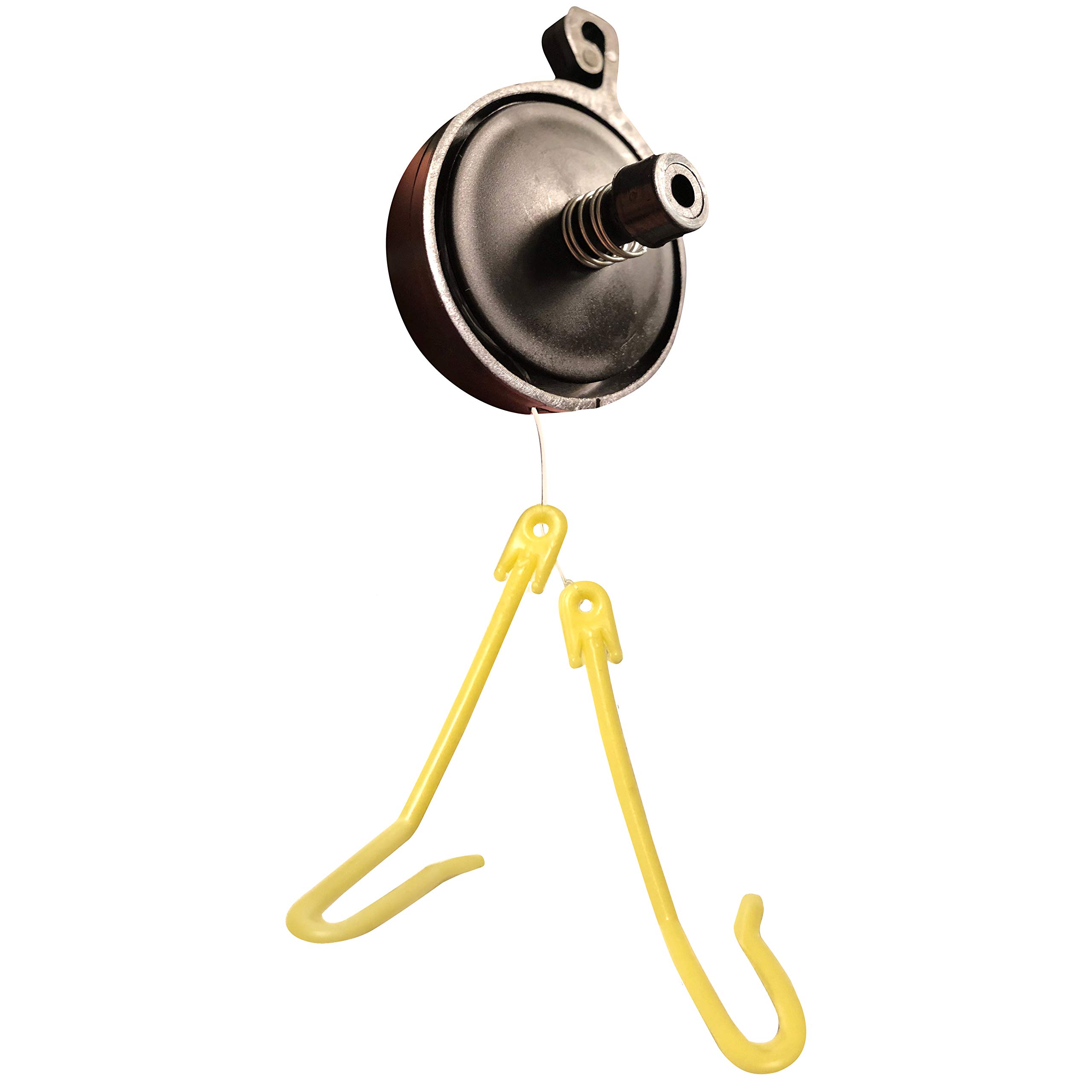Plant Yoyo Hangers - 50 Pack - 2 Hooks - Plant Support for Stems & Branches with Heavy Buds, Colas, Flowers, Fruits & Vegetables - Great for Grow Tent, Grow Room, and Garden