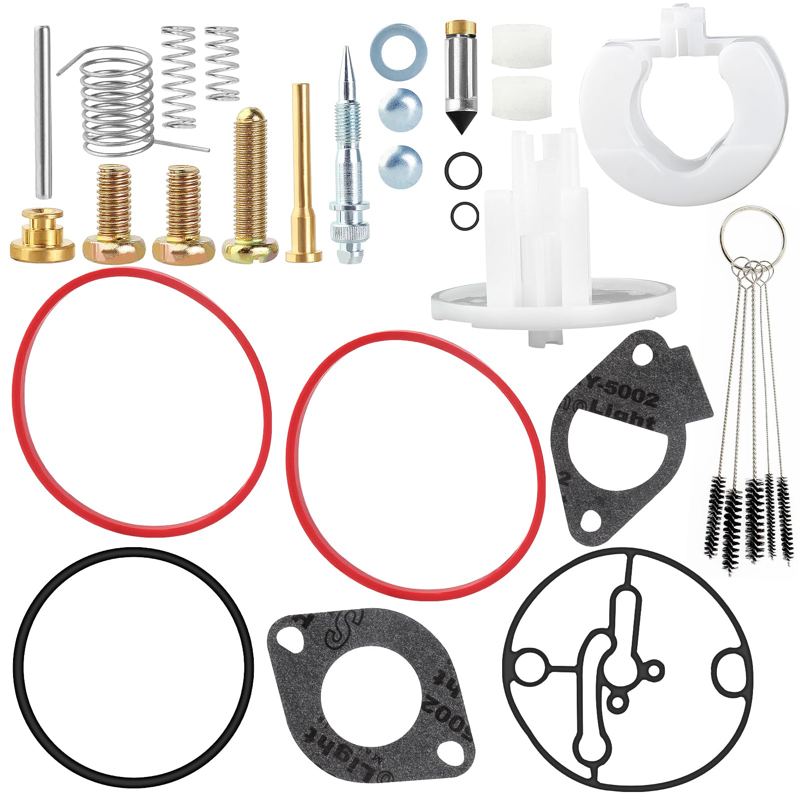 YOFMOO 796184 Carburetor Rebuild Repair Kit Compatible with Master Overhaul Nikki Carb 698787 699900 699521 792369 790032 Craftsman 11HP-19HP 210807 212702 212802 212907 215705 215802 215907 Carb