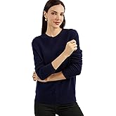 Chanyarn Women's 100% Pure Cashmere Sweater 2025 Fall Winter Crew Neck Long Sleeve Warm Soft Knitted Pullover