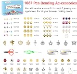 Dazhqp 23000 Clay Beads Friendship Bracelet Kit 144 Colours 7 Boxes view 3