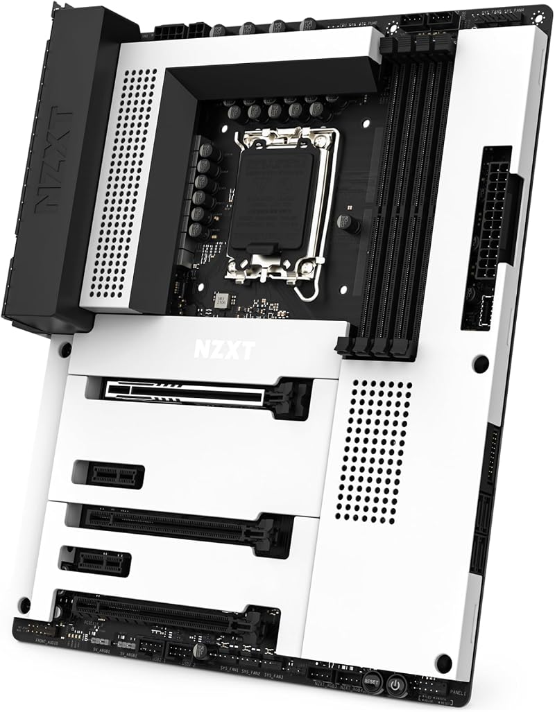 NZXT N7 Z790 Motherboard ATX WiFi 6E Bluetooth White Intel 12th 13th 14th Gen