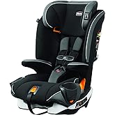 Chicco MyFit Harness + Booster Car Seat, 5-Point Harness and High Back Seat, For children 25-100 lbs. - Notte/Black & Grey